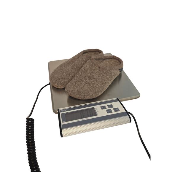 Halflinger Cozy Classic Boiled Wool Slippers Timeless Neutral Lounge Clogs | 7 - Picture 10 of 10